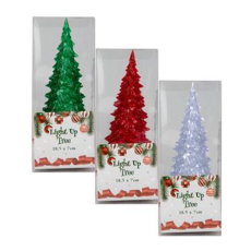 Christmas Table Décor - Light-Up Tree 18cm